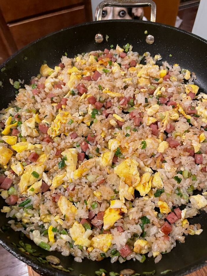 Spam And Egg Fried Rice