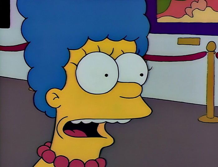 Marge talking 