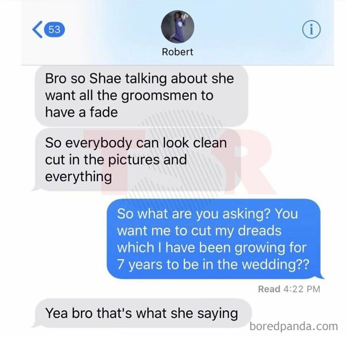 Bro Needs To Find A New Bride