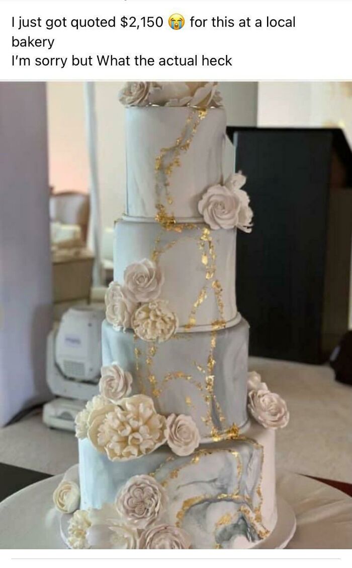 Bride Thinks This Cake Should Cost Less Than $200