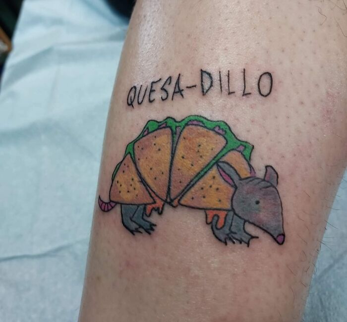My Little Queso-Dillo. Peaches at The Tattoo Clinic in SGF NY