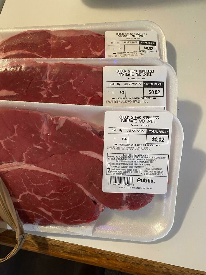 My Lesson For Today: Check Prices Carefully! We Found These In The Regular Meat Section Today And The Price Was Honored!