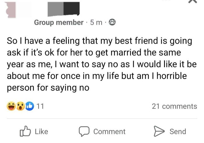 This Literally Just Happened - "I Want My Own Wedding Year"