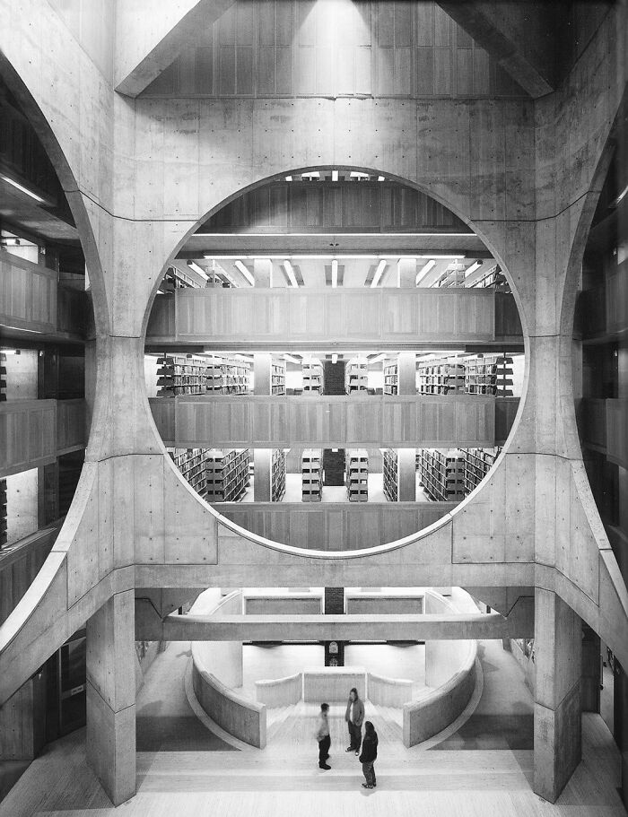 Louis Kahn - Library, Phillips Exeter Academy, Exeter, New Hampshire, USA, 1965-71