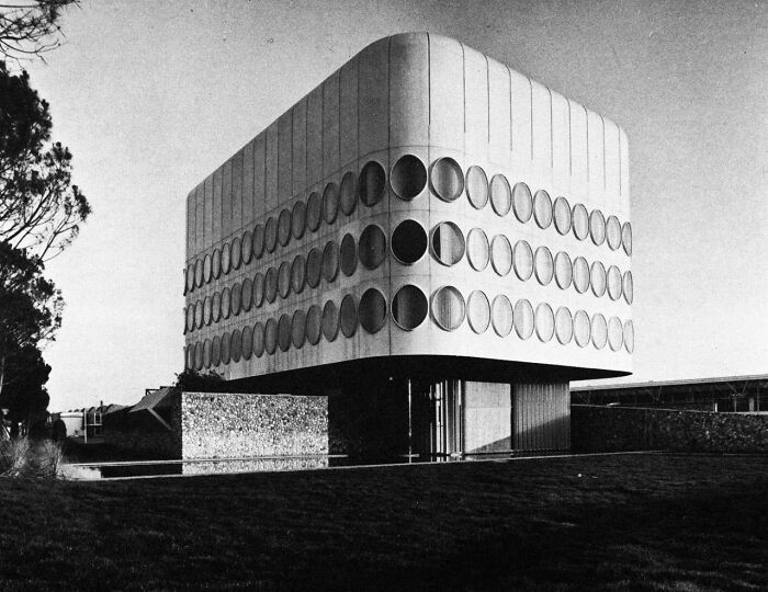 Angelo Mangiarotti, Office Building, Snaidero Industrial Complex, Majano Del Friuli, Udine, Italy, 1978
