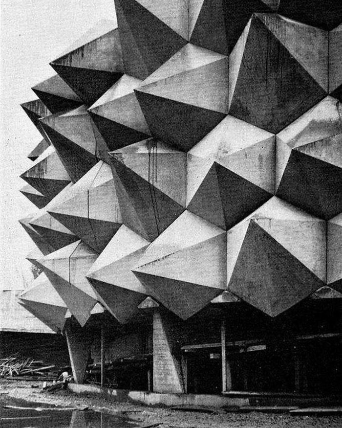 Carl Fingerhuth's 'Concrete Hedgehog' Swiss Army Pavilion (1964)