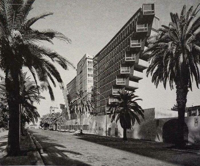 Hôtel Du Lac, Tunis, Tunisia Designed By The Italian Architect Raffaele Contigiani And Built Between 1970-1974