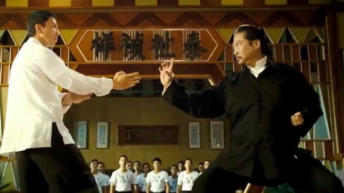 Ip Man and Hung Chun-Nam fighting 