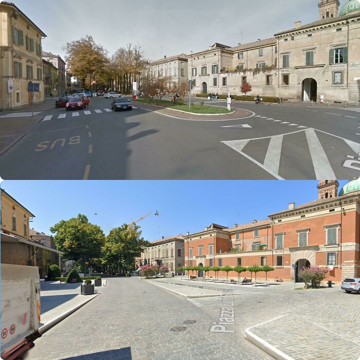 Reject Traffic Engineering Egosim, Embrace Public Space! Reggio Emilia, Italy
