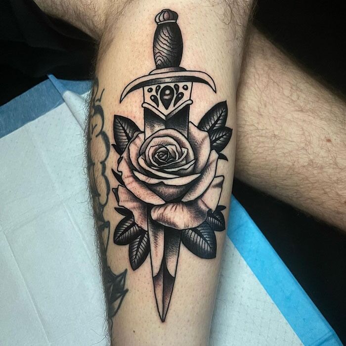 Rose And Dagger Done For Troy