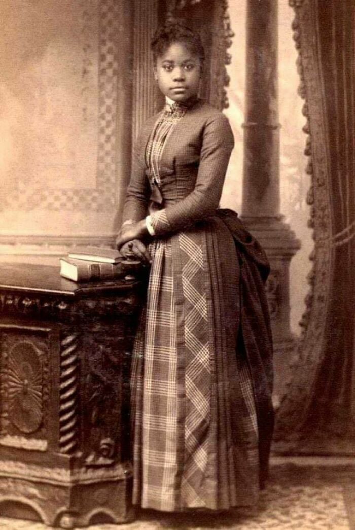 A Young Woman From The 1800s