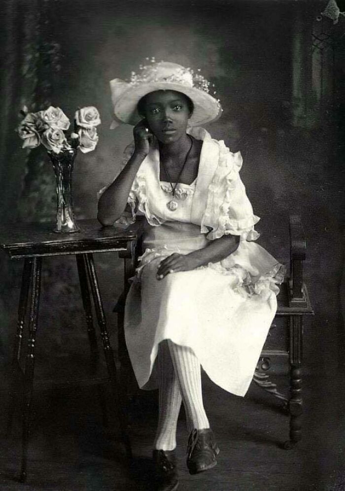 Una hermosa mujer de 1920