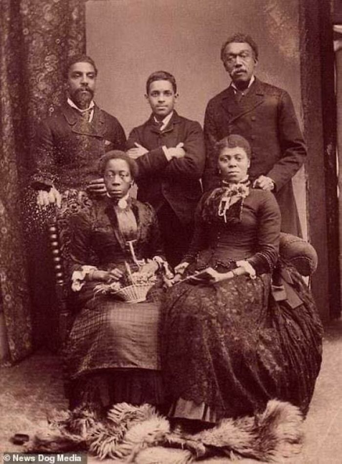 A Victorian Family From The 1860's