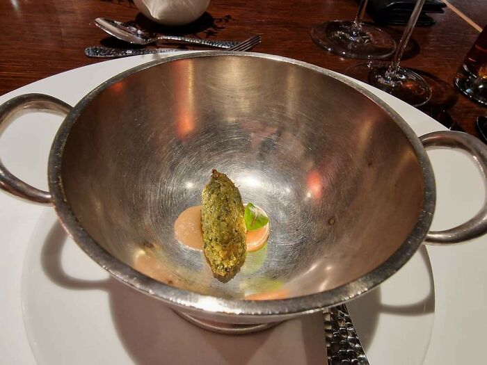 Quite Tame Compared To Some Of The Other Posts, But This Appetizer Served In A Huge Bowl; At A High Class Restaurant In My Hometown