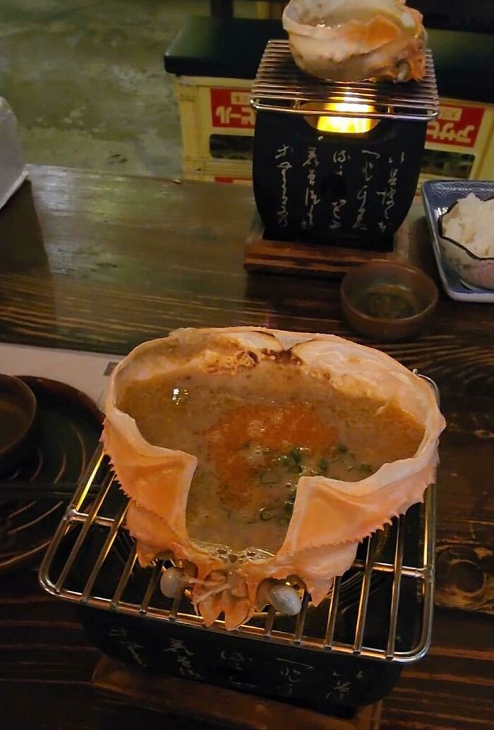 Crab Soup In A Crab. Phuket, Thailand