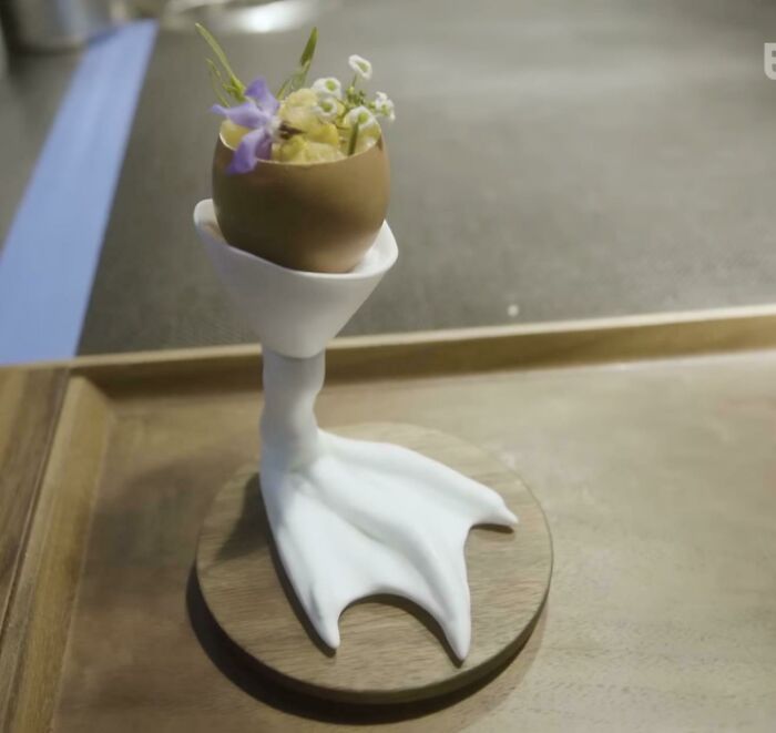 Looks Like A Plant But Its An Actual Dish Served In A 2 Michelin Star Restaurant In La