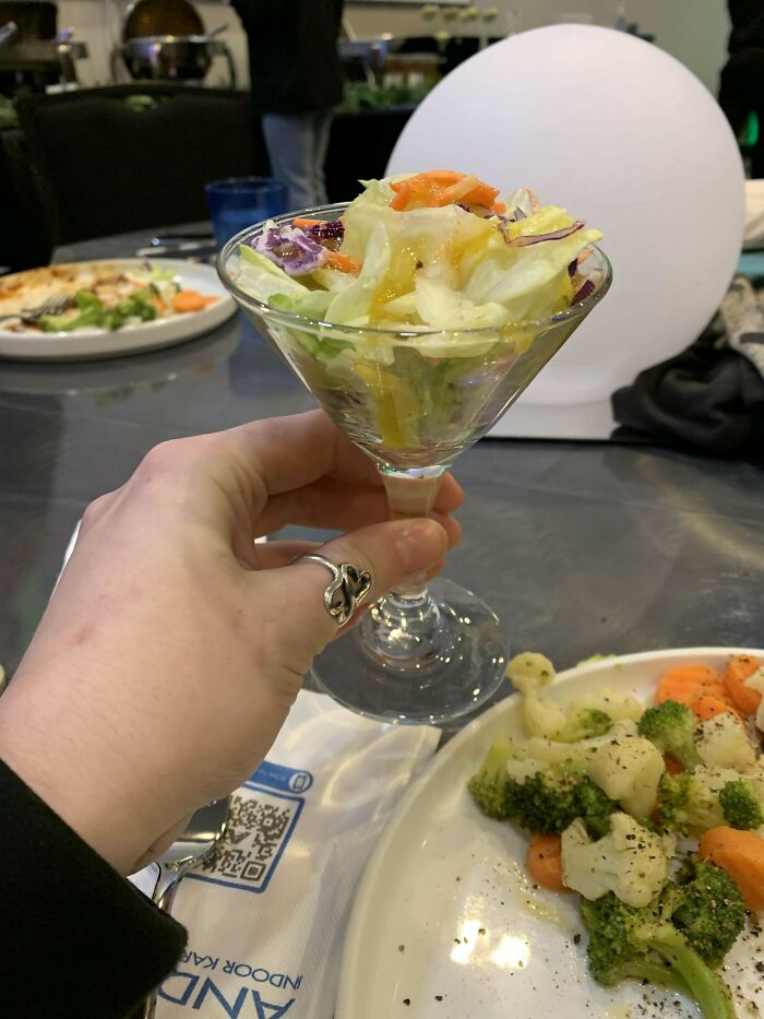 I Was Served This At A Work Event. Am… Am I Supposed To Drink It?