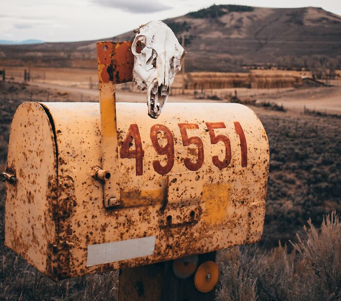 Old Abandoned Mail Box 