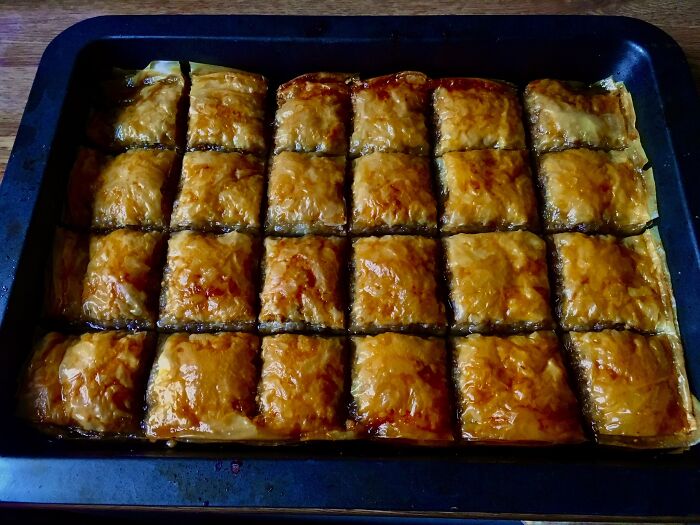 First Time Baklava, It Got Demolished In A Heartbeat