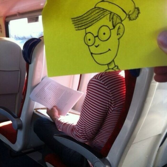 Illustrator Finds A Creative Way To Spend Time On A Train