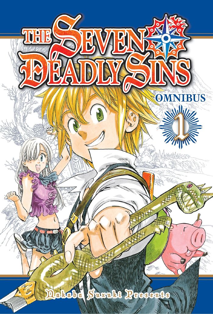 Manga cover for "The Seven Deadly Sins"
