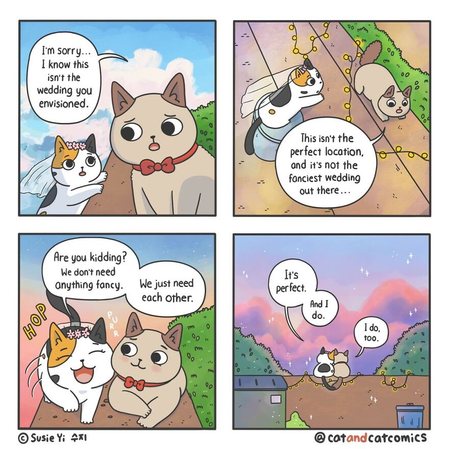 Artist Illustrates Hilarious Comics About The Lives Of Cats