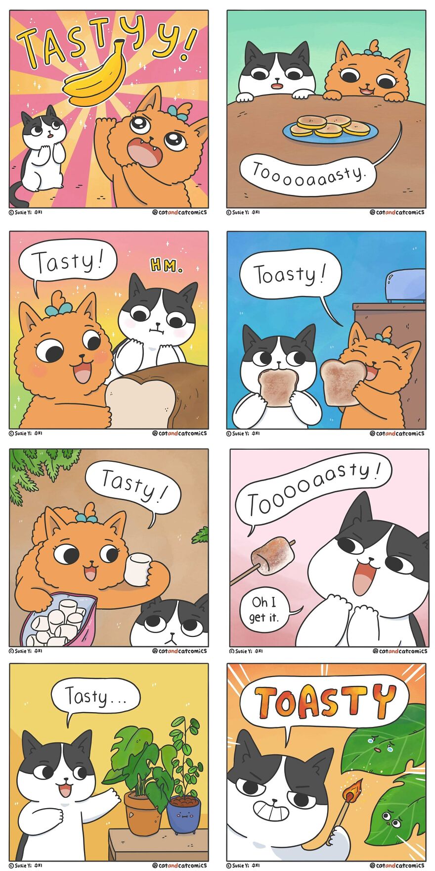 Artist Illustrates Hilarious Comics About The Lives Of Cats