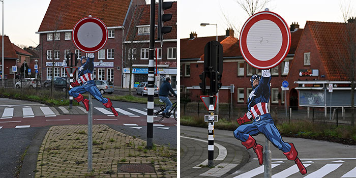 "I Make Interventions To Make People Smile": 30 Clever Interpretations Of Public Spaces Through Street Art By Frankey