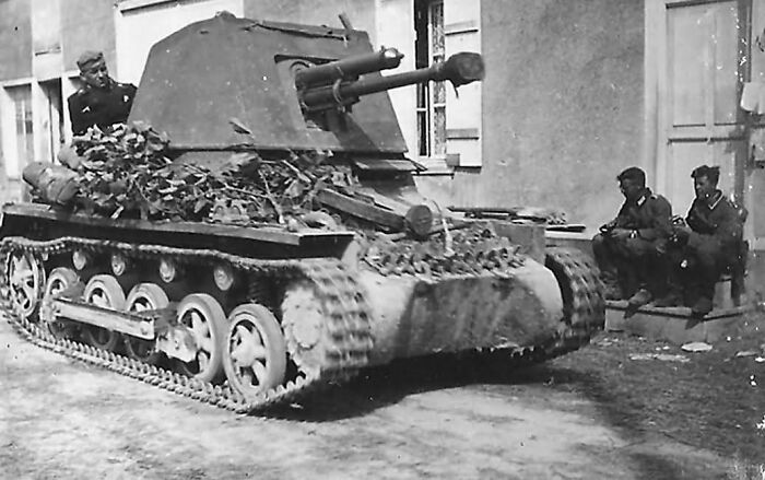 Pictured Above Is A German Panzerjäger I Mounted With A 4.7cm Pak(T) Cannon