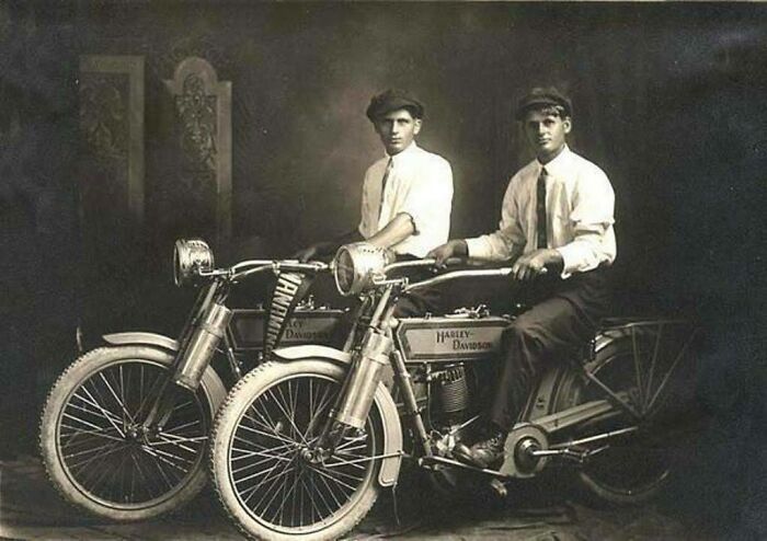William Harley y Arthur Davidson, 1914