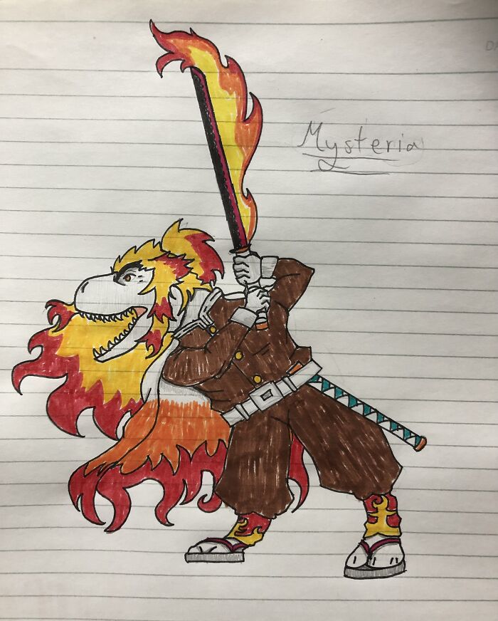 5th Form - Flame Dino!