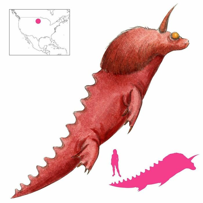 The Mi-Ni-Wa-Tu (Surely There’s A Better Way To English That Name?) Is A Creature From The Missouri River, Near The Tetons. It Has One Eye, One Horn, And A Sawtoothed Back. Seeing It During The Day Causes Confusion, Blindness, And Death