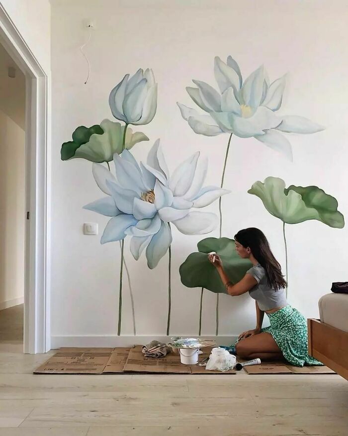 Im In Love With This Stunning Wall Painting