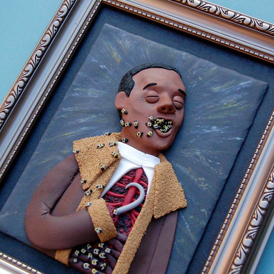 I Am A Clay Artist And Illustrator And I Make 'Paintings' Inspired By Movies I Love (16 Pics)