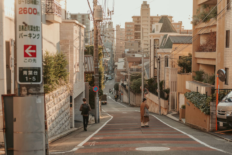 Sunset Stroll: Serene Snapshot Of Tokyo's Chic Neighborhood