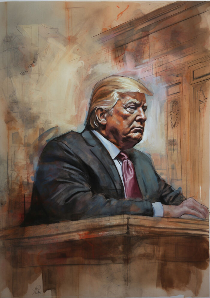 With The Help Of Ai, I Looked Into The Future Where Donald Trump Is Standing Trial For Crimes That He Committed (11 Pics)