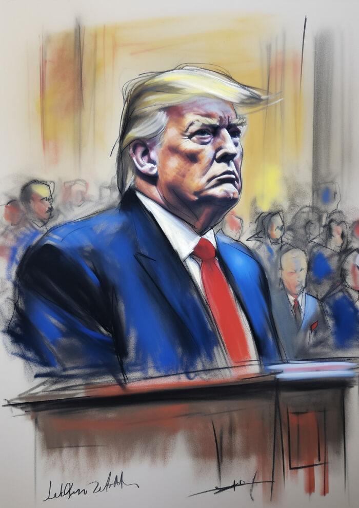 With The Help Of Ai, I Looked Into The Future Where Donald Trump Is Standing Trial For Crimes That He Committed (11 Pics)