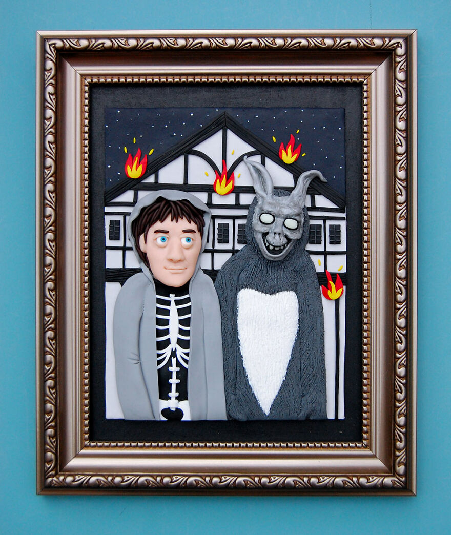 I Am A Clay Artist And Illustrator And I Make 'Paintings' Inspired By Movies I Love (16 Pics) I Am A Clay Artist And Illustrator And I Make 'Paintings' Inspired By Movies I Love (16 Pics)