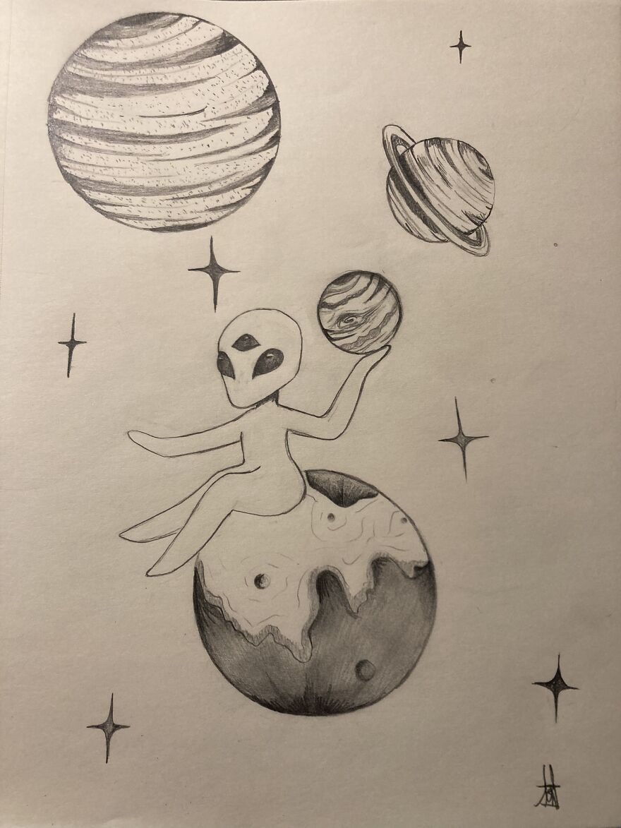 Alien Drawing I Made