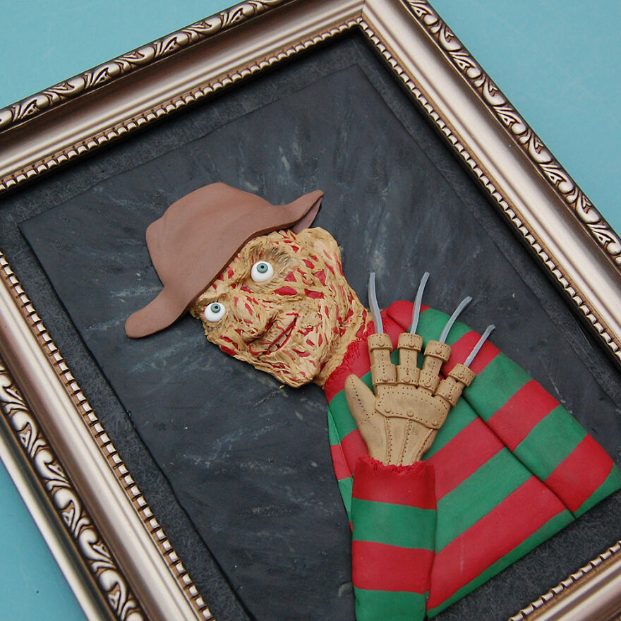 I Am A Clay Artist And Illustrator And I Make 'Paintings' Inspired By Movies I Love (16 Pics) I Am A Clay Artist And Illustrator And I Make 'Paintings' Inspired By Movies I Love (16 Pics)