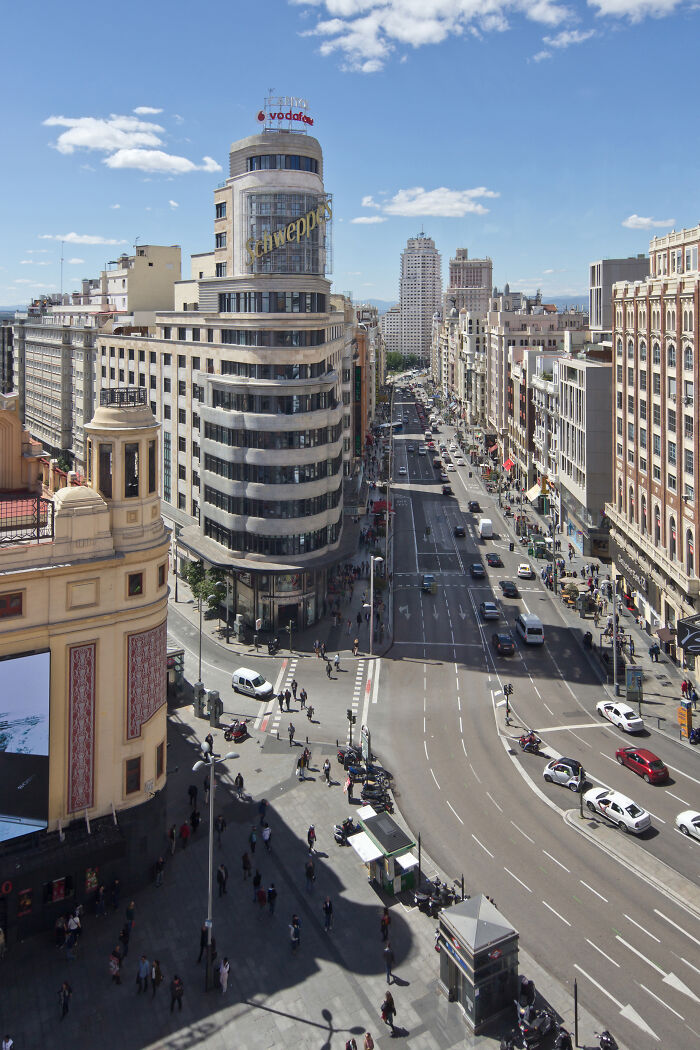 Gran Via: Madrid, Spain