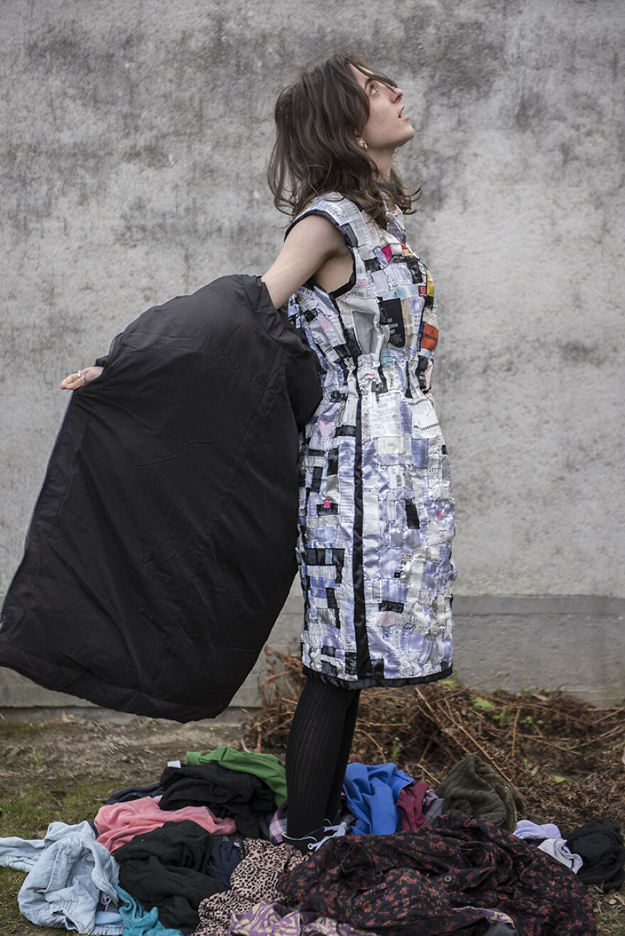 I Made A Dress From 811 Labels