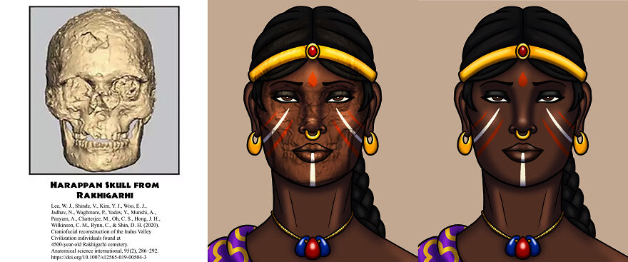 A Harappan Woman From The Bronze Age Of South Asia, C. 2,600 Years Ago
