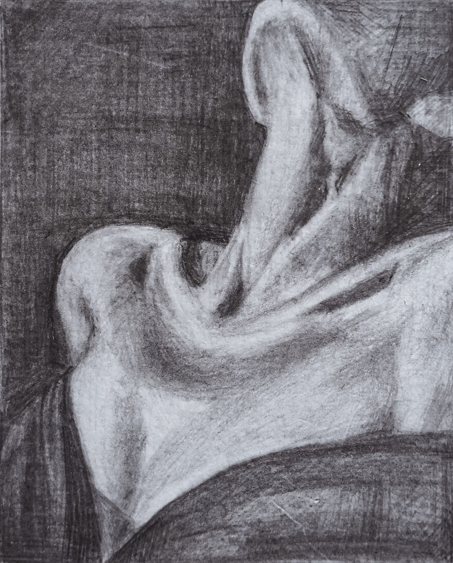 I Drew 6 Images In Pencil That Depict Feminine Beauty