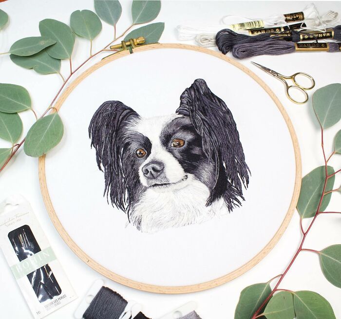 I Made Realistic Embroidered Pet Portraits