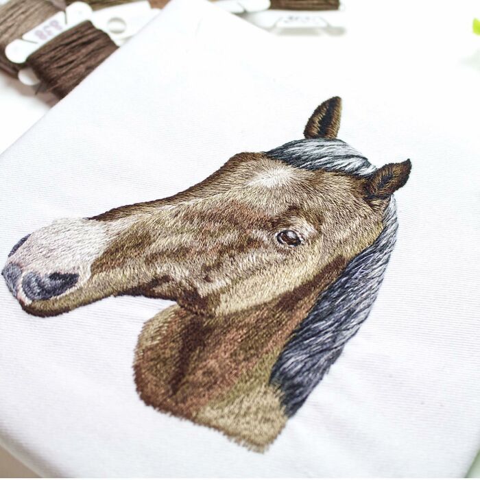 I Made Realistic Embroidered Pet Portraits