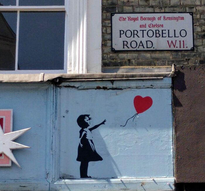 Banksy, Portobello Road, London, UK