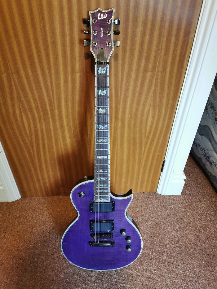 Is Not Much But Its Mine And It's All I Have But I Love It. Don't Even Own A Stand For It Lol