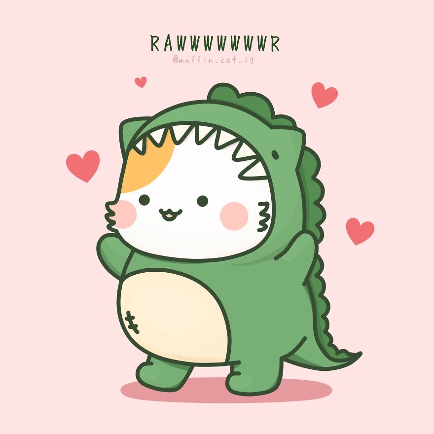 Rawwww Means I Love You In Dinosaur