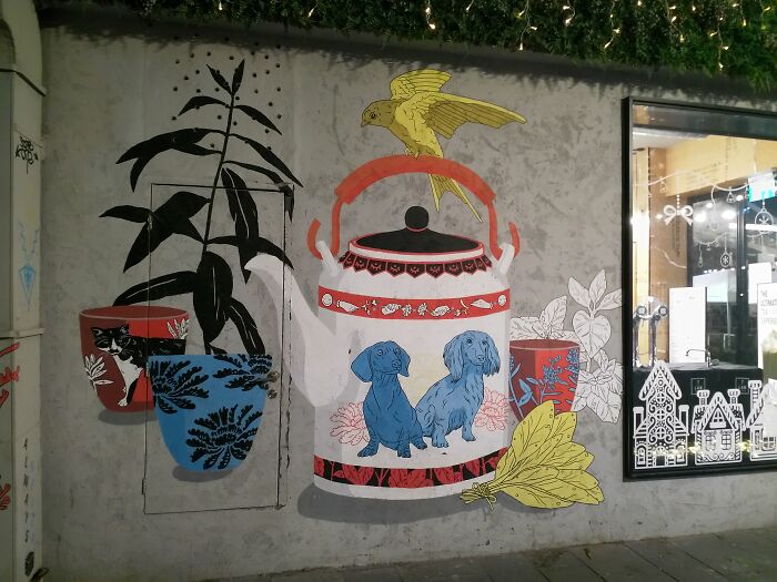 T Lab- Tea Shop, External Walls. Tel Aviv, Israel